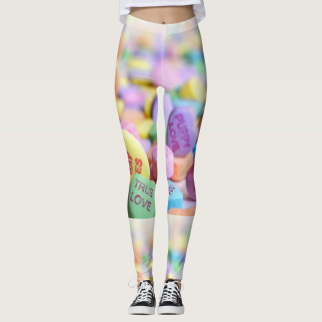 Leggings Coeur bonbon (Devant)
