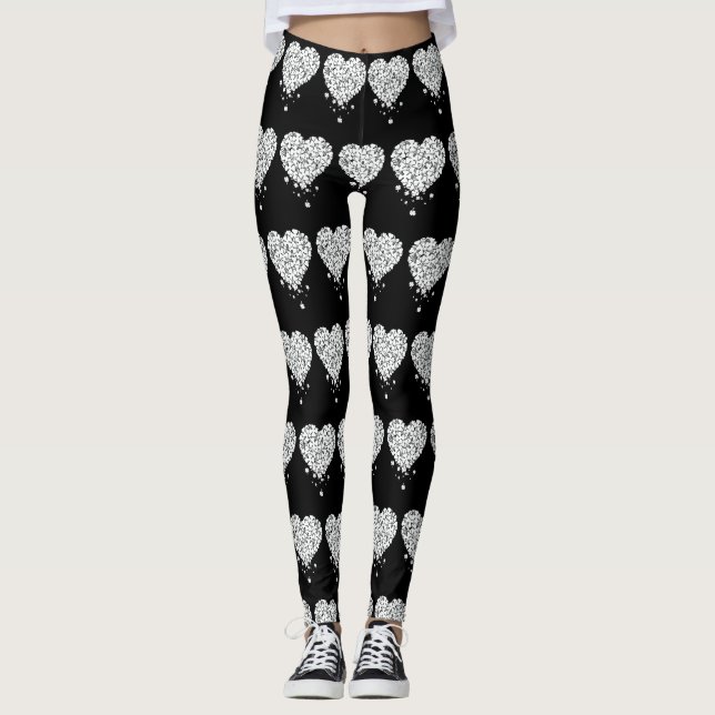 Leggings Coeur de trèfle (Devant)
