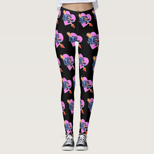 Leggings Coeur des soins d'urgence du SGE    (Devant)