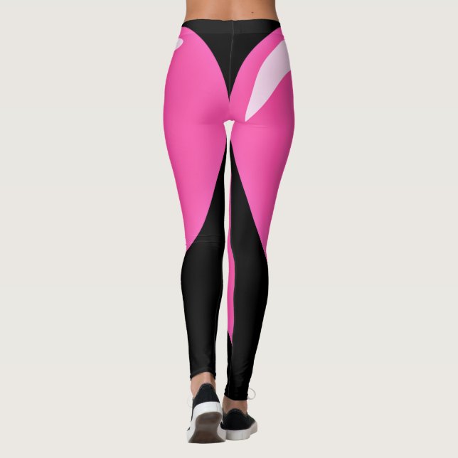 Leggings Coeur rose - Amour (Dos)