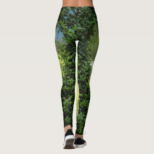Leggings Coeur Topiaire Vert (Dos)