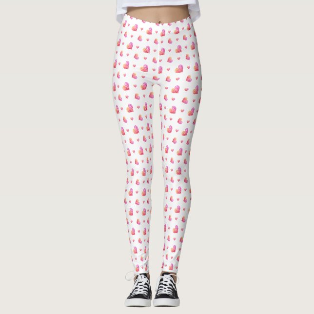 Leggings Cœur Tourbillonnant (Devant)