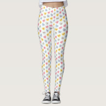 Leggings Coeurs de bonbons