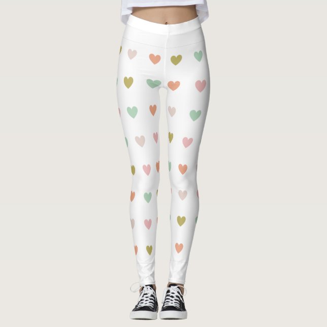 Leggings Coeurs doux (Devant)