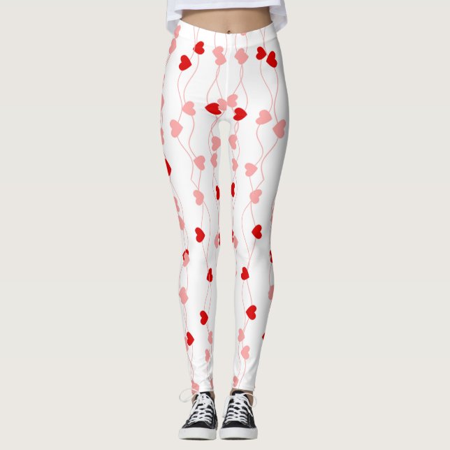LEGGINGS COEURS FLEURIES LEGINGS (Devant)