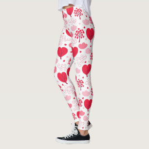 Leggings Coeurs Valentines