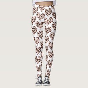 Leggings Coffee Lover Heart Thunder_Cove