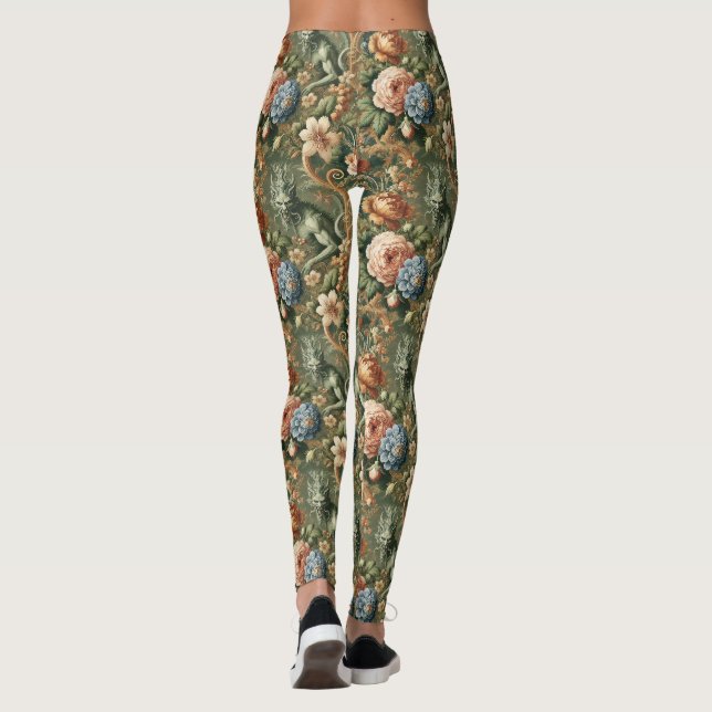 Leggings Colère de Verdant - Victorien gothique (Dos)