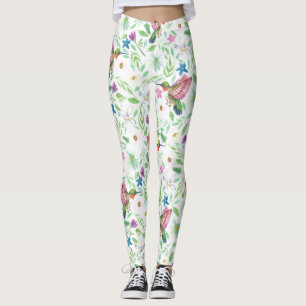 Leggings Colibri - Flore botanique