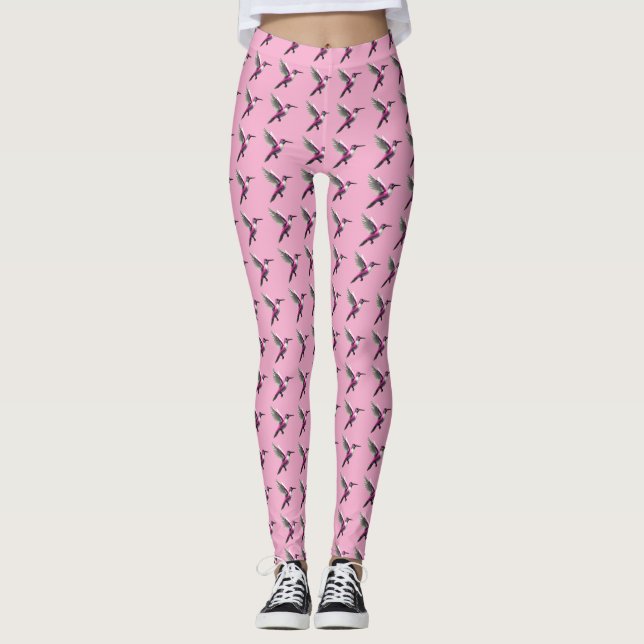 Leggings Colibri rose (Devant)