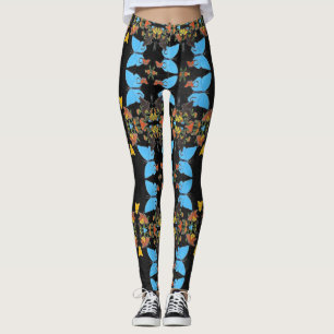 Leggings Collage coloré mignon de fantaisie de papillon