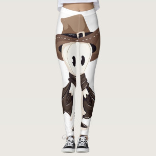 Leggings Collection Skeleton Cowboy
