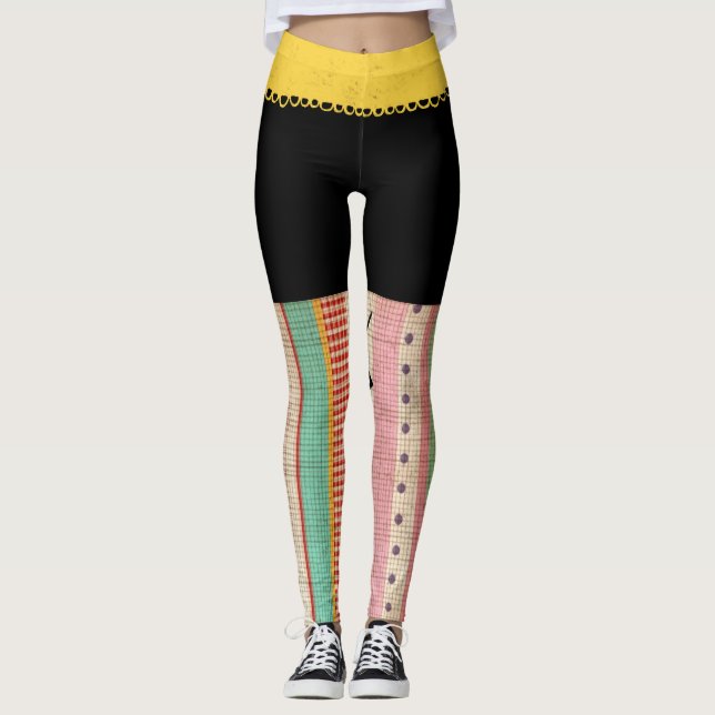 Leggings Collection unique grungy RUPYDETEQUILA couleur blo (Devant)