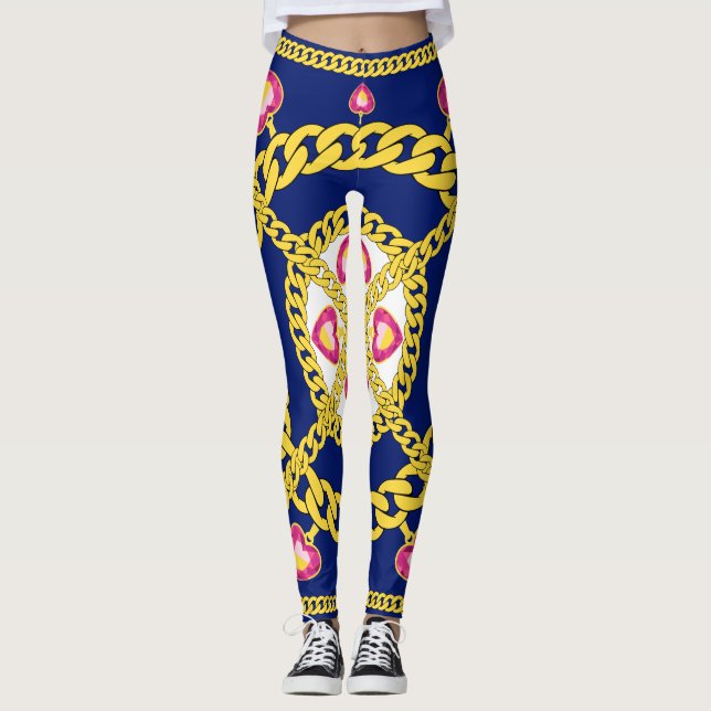 Leggings Collines d'or (Devant)