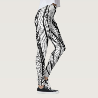 Leggings Color-Your Own Line Art : unique, amusant, activit