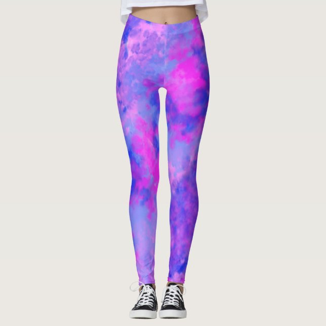 Leggings Coloré à l'eau (Devant)