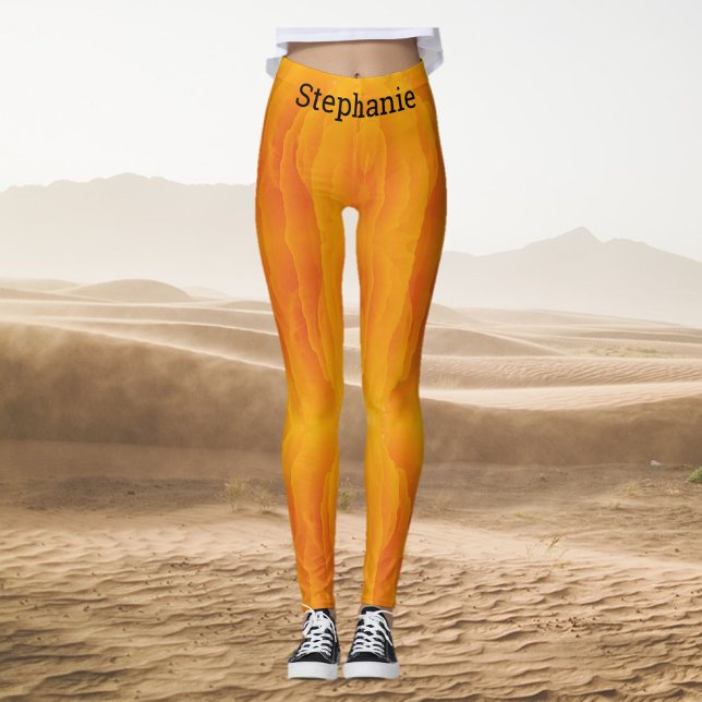 Leggings Coloré orange et jaune (Créateur téléchargé)