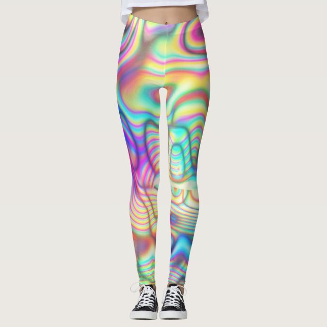 Leggings Coloré Trippy Holo Gym Girls/Womens (Devant)