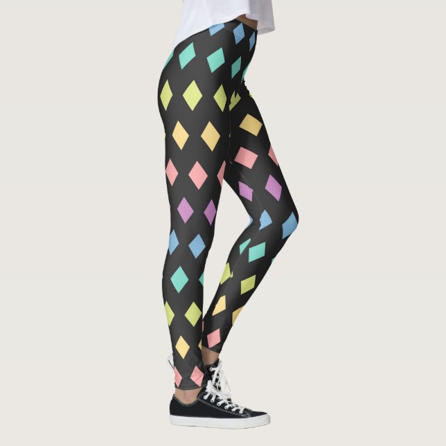 Leggings Coloré vert pastel (Droite)