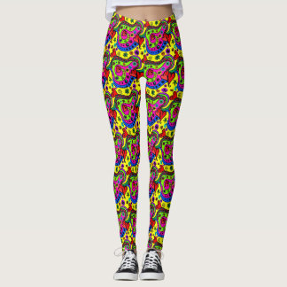 Leggings colorés Abstraits,