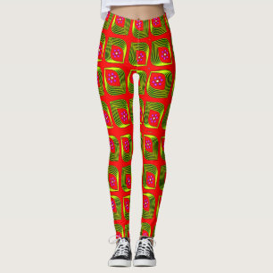 Leggings colorés Design numérique - Parfait Pat Fi