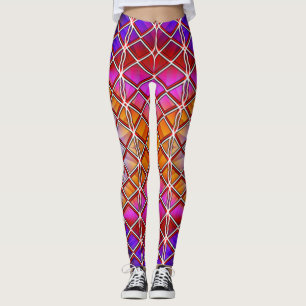 Leggings Colorés Vibrants et Confortables