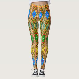 Leggings colorés vibreux et confortables