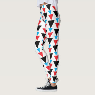Leggings Colorful Bold Geometric Triangle