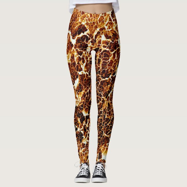 Leggings Colorful Crazy unique Texture (Devant)