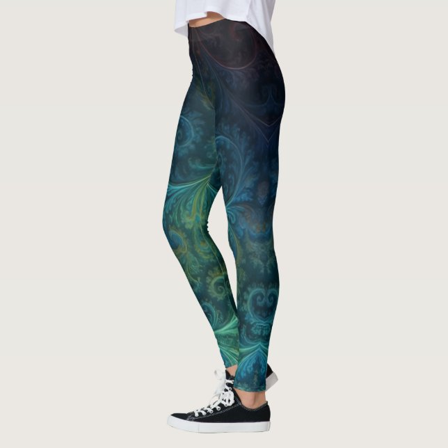 Leggings Colorful Fractal (Gauche)