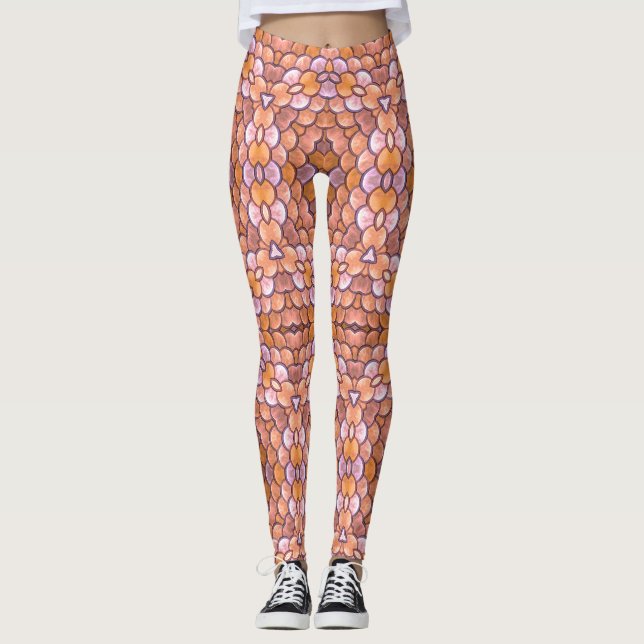 Leggings Colorful geometric pattern (Devant)