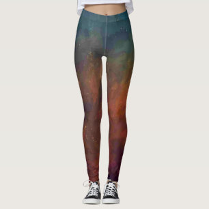 Leggings Colorful grunge Paint Effect