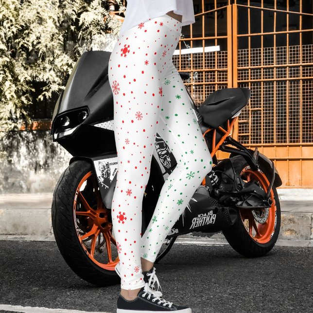 Leggings Colorful Ultra Soft Holiday Pattern Christmas Day (Créateur téléchargé)