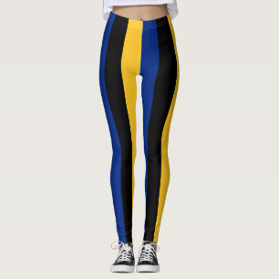 Leggings Coloris du drapeau national de la Barbade triés ve