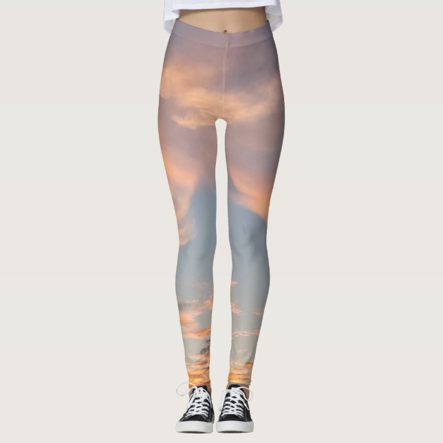 LEGGINGS COMBINAISON DE COULEUR DU CIEL (Devant)