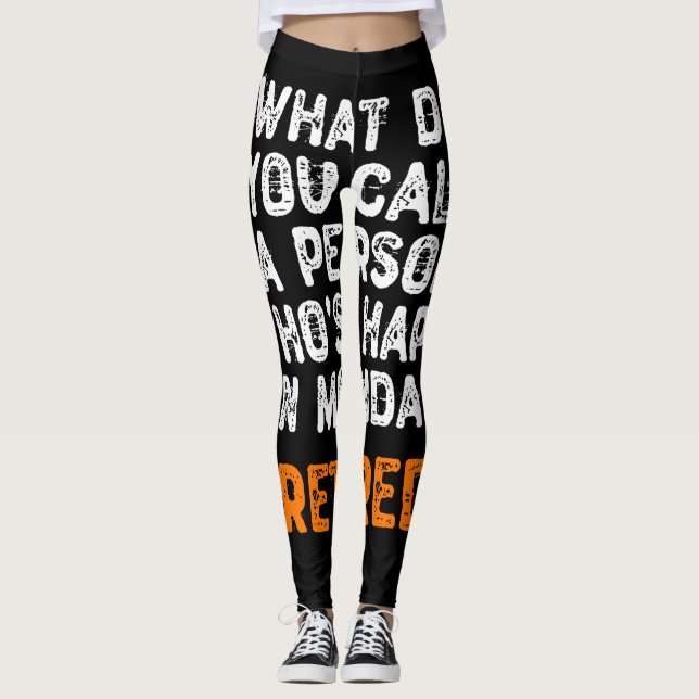 Leggings Comment appelez-vous une personne qui est heureuse (Devant)