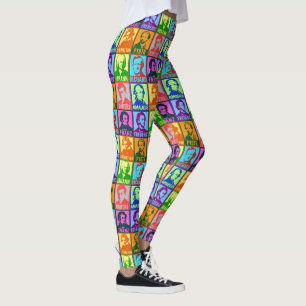 Leggings Compositeurs de musique classique Pop Art moderne