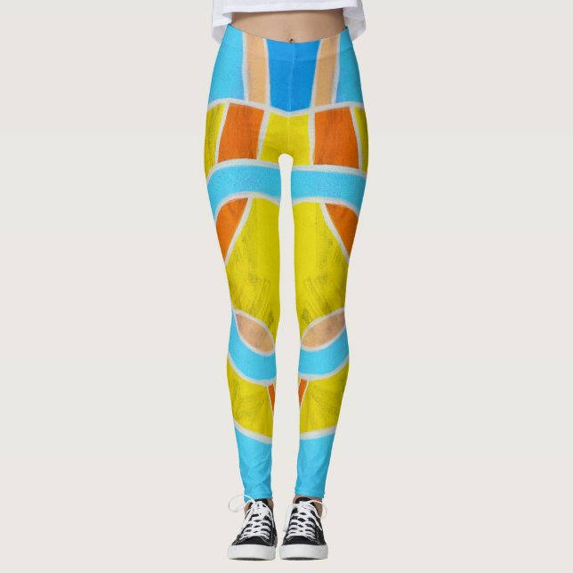 Leggings Composition #23 par Michael Moffa (Devant)