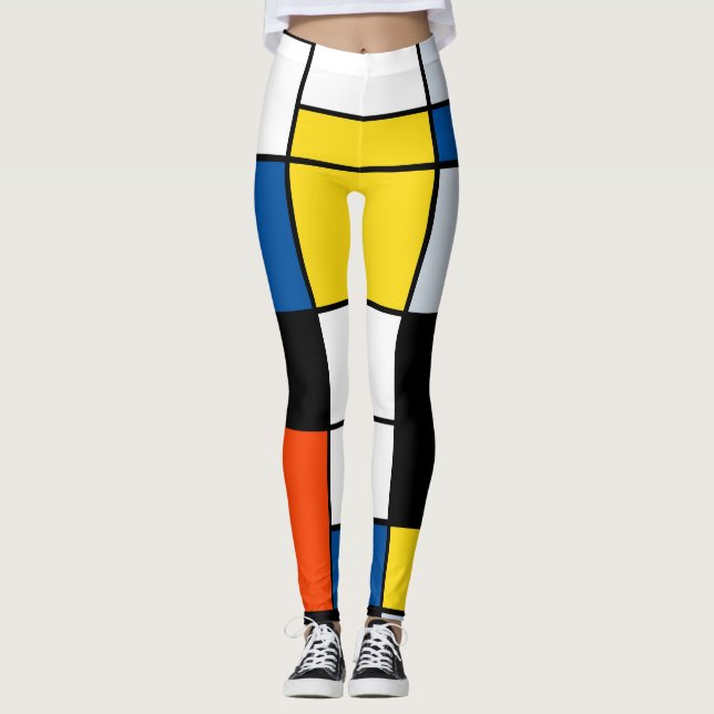 Leggings Composition A de Piet Mondrian - Art Moderne Abstr (Devant)
