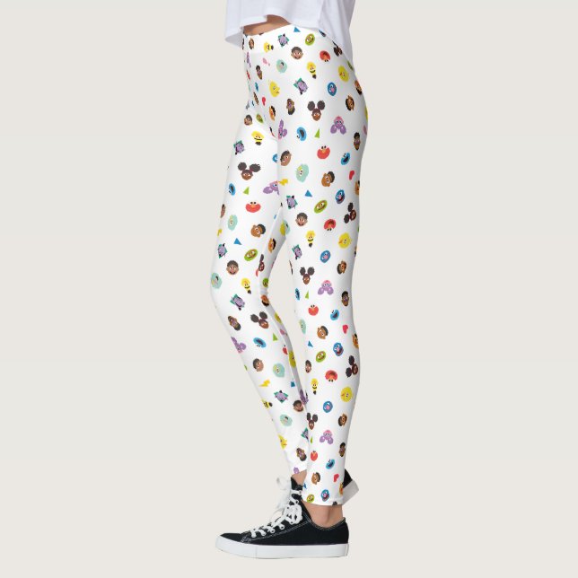 Leggings Comprendre le Motif des faces (Gauche)
