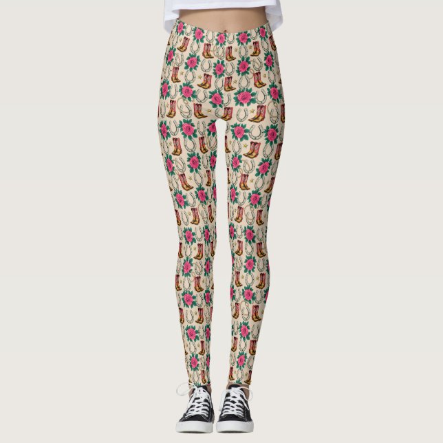 Leggings Concepteur personnalisé de princesse Midwest (Devant)