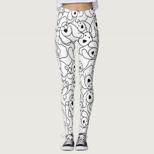 Leggings Conception Abstraite de doggie
