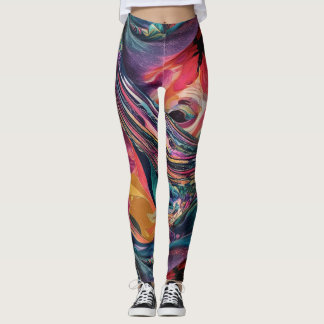 Leggings Conception Abstraite de T-shirts tout-sur-impressi