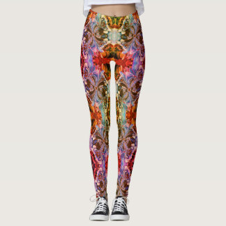 Leggings Conception Boho Paisley multicolore