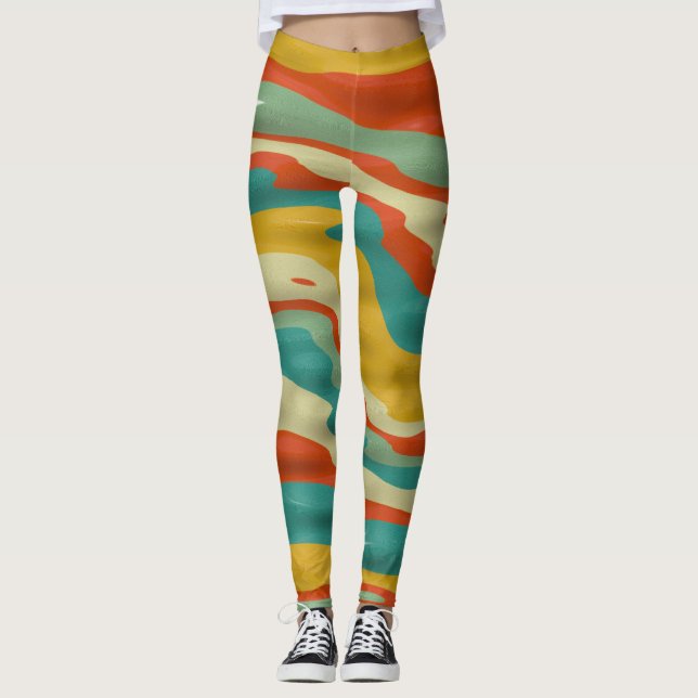 Leggings Conception d'abrégé sur bosses (Devant)
