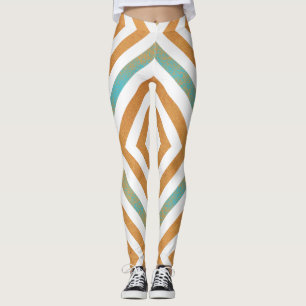Leggings Conception de Carré géométrique Abstrait