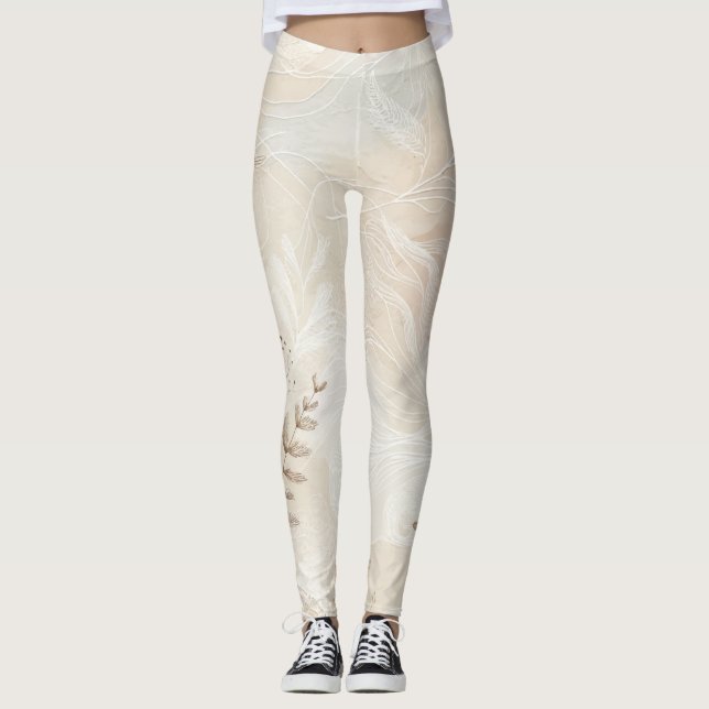 Leggings Conception de la décoration murale en forme de fil (Devant)