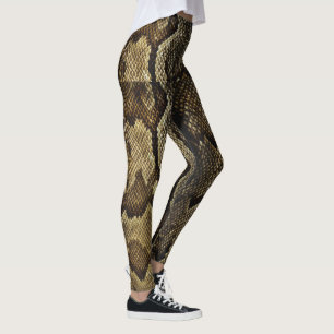 Leggings Conception de la peau de serpent