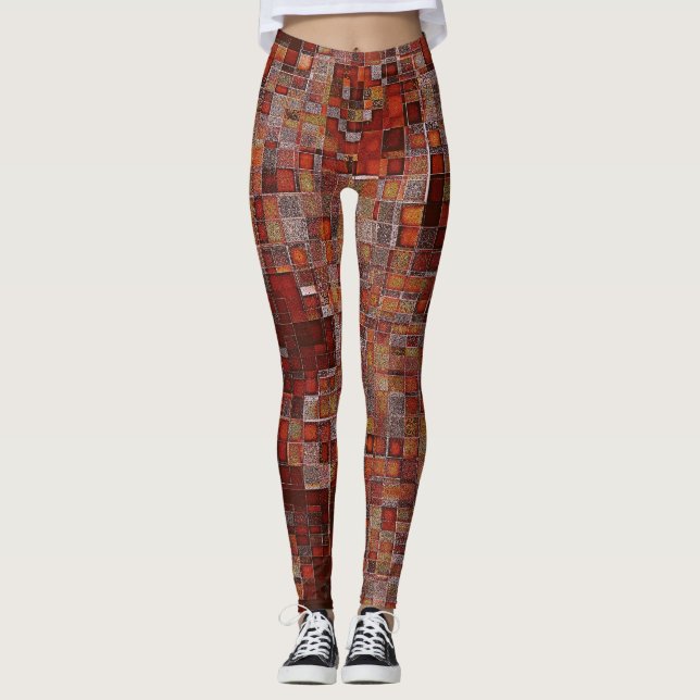 Leggings Conception de motif d'art (Devant)