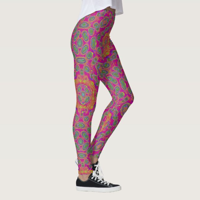 Leggings Conception de motifs d'art (Droite)